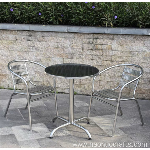 Outdoor folding tables and chairs combination terrace garden